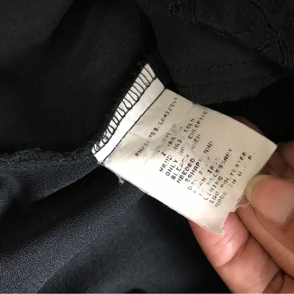 Black Lace Dress Pants - Picture 5 of 8